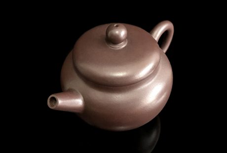 紫砂壺底槽青-中品早期全手工巨輪珠