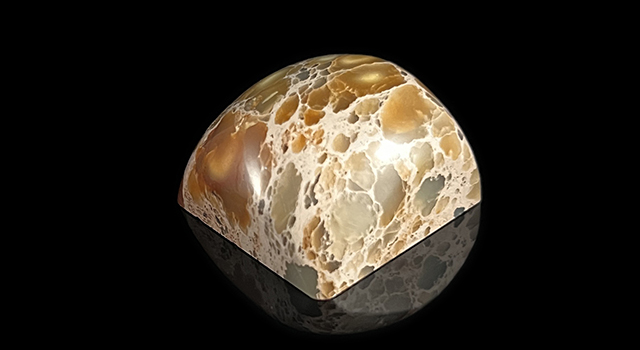 壽山花坑石-素體正方章