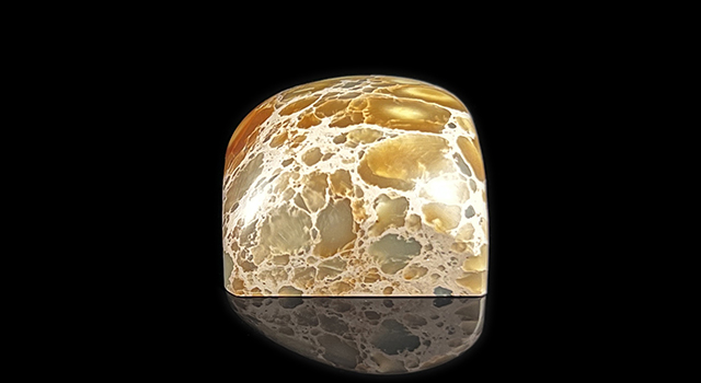 壽山花坑石-素體正方章