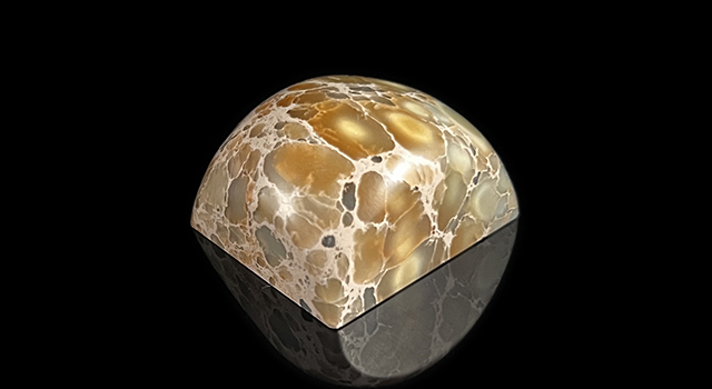 壽山花坑石-素體正方章