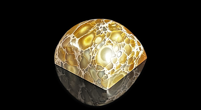 壽山花坑石-素體正方章