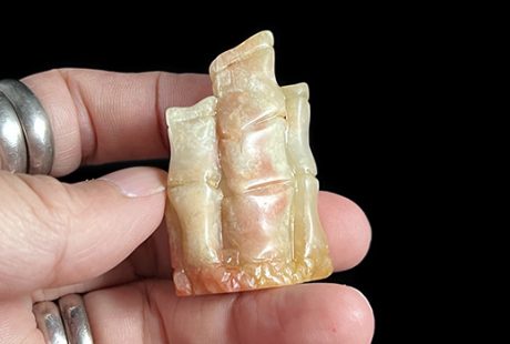 昌化石-竹節鈕隨形章