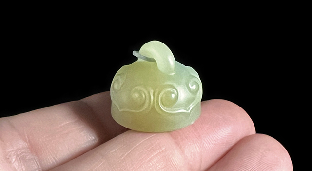 四川梅子青-秤砣钮正圓章