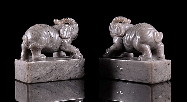 壽山尼姑樓-象鈕日對章