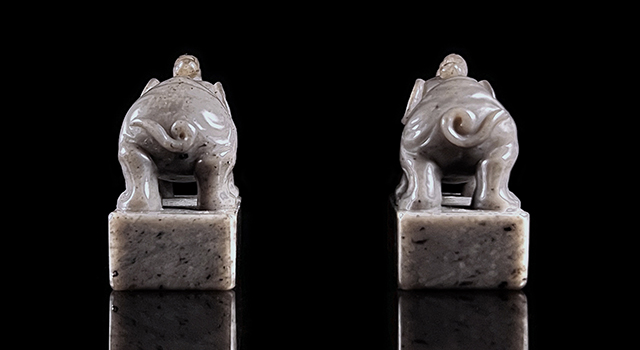 壽山尼姑樓-象鈕日對章