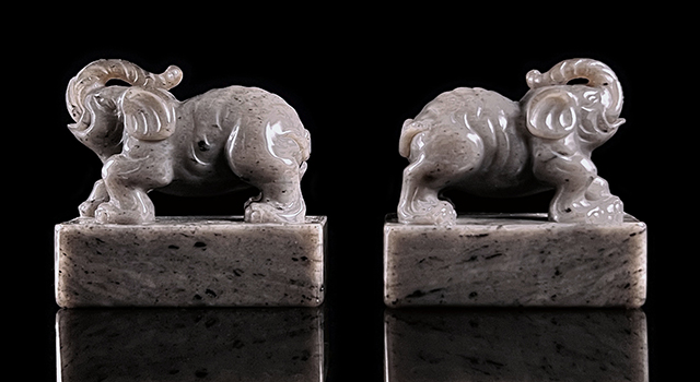 壽山尼姑樓-象鈕日對章