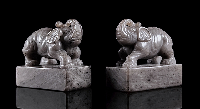 壽山尼姑樓-象鈕日對章