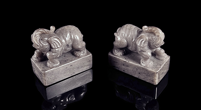 壽山尼姑樓-象鈕日對章