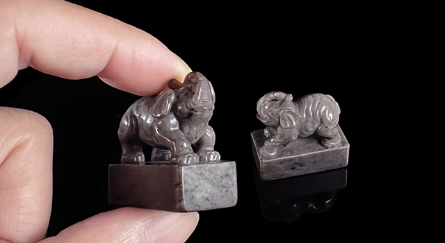 壽山尼姑樓-象鈕日對章