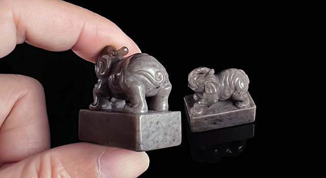 壽山尼姑樓-象鈕日對章