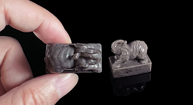 壽山尼姑樓-象鈕日對章