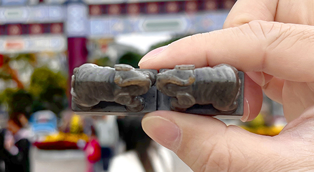 壽山尼姑樓-象鈕日對章