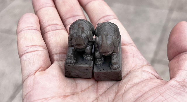 壽山尼姑樓-象鈕日對章